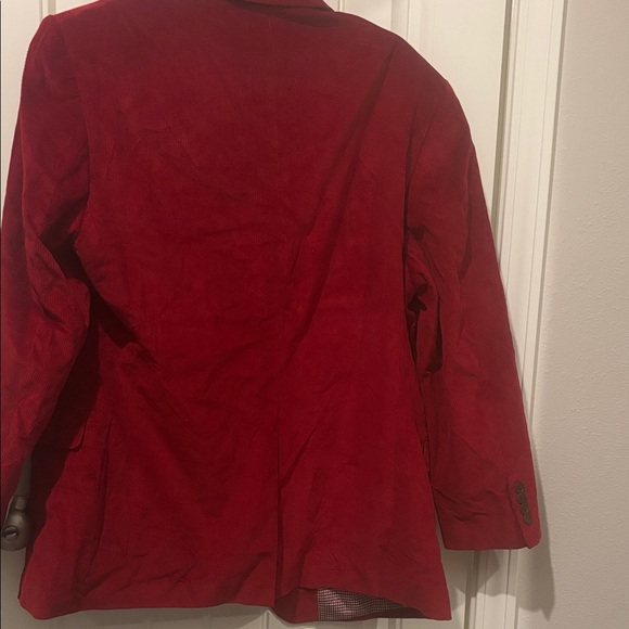 Saddlebred Red Sport Coat 42R NWT Mens Blazer Statement Jacket - Picture 3 of 8